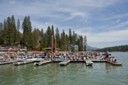 Bass Lake, of Madera County, about 20 minutes south of Yosemite National Park