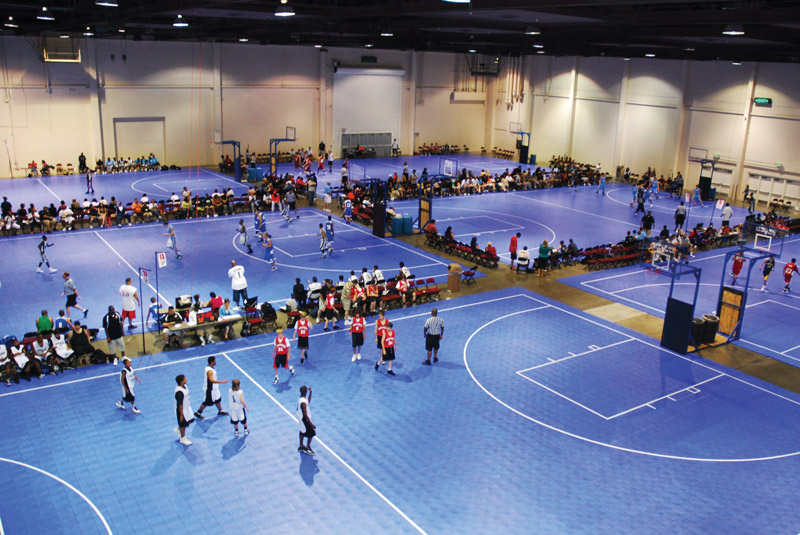 SnapSports® is the Official Sports Flooring for 2013 AAU ‘Jam On It
