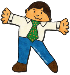 flat stanley clipart