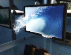 Content appears to leap off of a Magnetic 3D Display