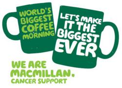 Jasper's teams up with Macmillan Cancer Support to break coffee morning records