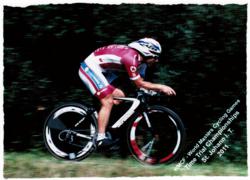Grant Potter on Stradalli Phantom TT-717 WMCF World Masters Cycling Games Time Trial Championships St. Johann 2011 Second Place