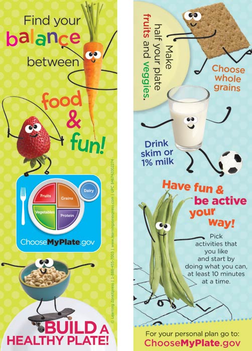 Promote USDA’s “new generation” food icon, MyPlate, with fun and ...