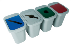 Billi Box recycling container, waste bin, recycle bin, waste container.