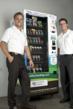 Co-founders Sean Kelly and Andy Mackensen with a HUMAN Healthy Vending machine