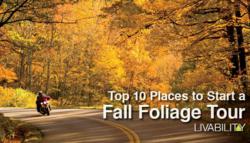 Livability.com presents the Top 10 Places to Start a Fall Foliage Tour