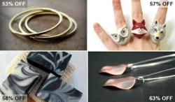 Over 50% off on handmade gifts