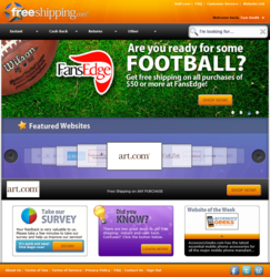 Free Shipping at over 1500 websites