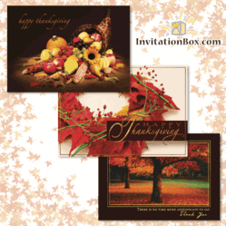Thanksgiving Greeting Cards | InvitationBox.com