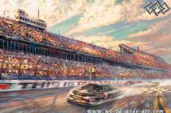 This is Talladega - Thomas Kinkade - World-Wide-Art.com