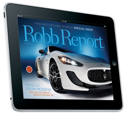 November Robb Report iPad Issue