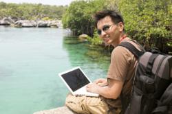 Gap Year travellers use technology on the move