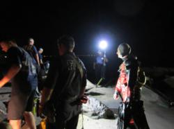 Nomad assisting NY Fire & Police divers searching for a person missing in the water.