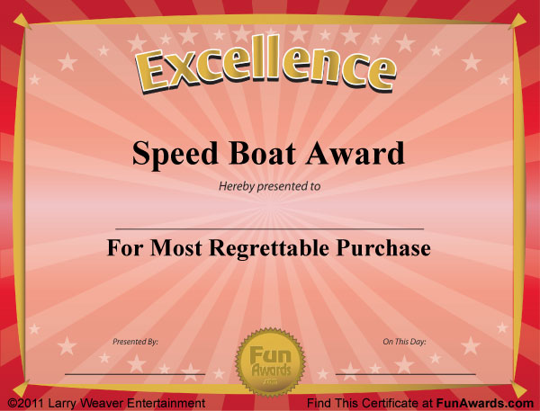 Funny Award Certificates 101 Funny Awards to Give Friends, Family and