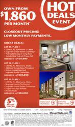 Save Big on Hot New Olson Homes