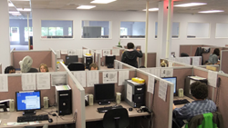 Call Center Floor for Sound Telecom a 24 Hour Live Answering Service, Bilingual Telephone Answering Service, Spanish Telephone Answering Service, Medical Answering Service, Attorney Answering Service, Property Management Answering Service, Voice Mail