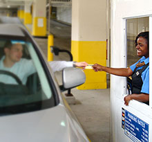 Parking cashier
