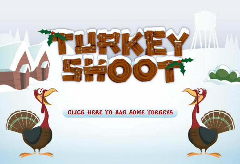 Turkey Shooter Christmas Game