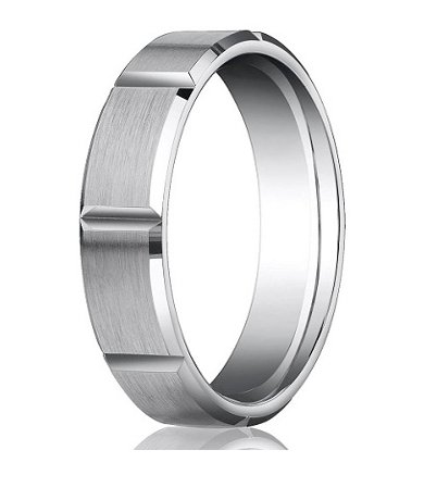 Designer Platinum Wedding Ring for Men