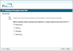 New Test Questions Added To Tpc Testmaster For The Welding And
