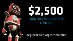 Monthly Scholarship Contest