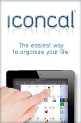 An icon calendar with Google Sync for use on iPad, iPhone, and iPod Touch