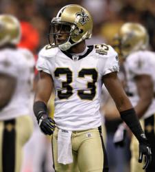 Jabari Greer of the New Orleans Saints