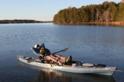 The stability and ease of use of Jackson Kayak's new Cuda makes kicking back easy.
