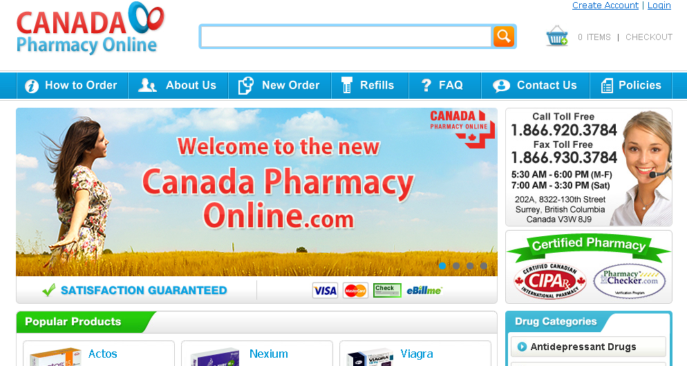 Canada Pharmacy Online Launches a Brand New Website Design