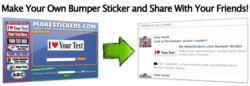 Make Your Own Bumper Sticker and Share With Your Friends!