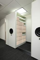Datum paired the MobileTrak5® System with ThinStak® Shelving to house the company’s accounting records and reports
