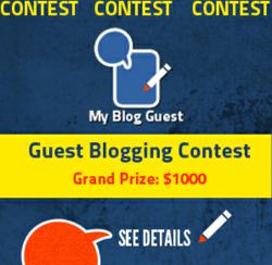 Guest blogging contest
