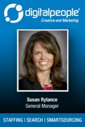 Susan Rylance, General Manager, Digital People, staffing, contract staffing, search, creative, interactive, marketing