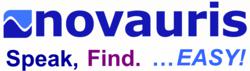 Novauris logo and tagline