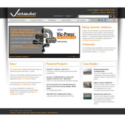 Victaulic Website Redesign
