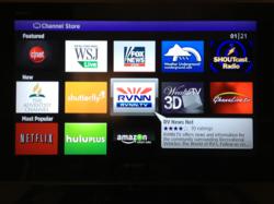Screen shot of RVNN channel placement post launch