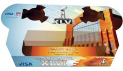 VISA Sponsored BRANDedTRAY for Super Bowl XLVI