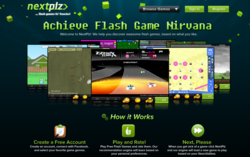 NextPlz Homepage sample