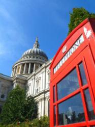 London Urban Adventures, #LondonGold: St Paul's Cathedral and telephone box