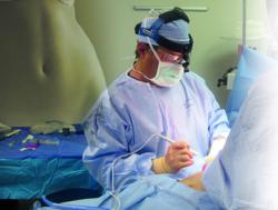 Dr. Patronella performing surgery