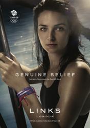 Kerri-anne Payne wears the Team GB Band from Links of London