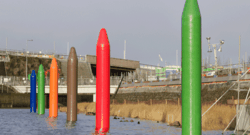 Unique sculptures add splash of colour to Olympic Park waterways