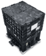 Universal Package to Showcase Hopper Bottom Center Flow Containers and...