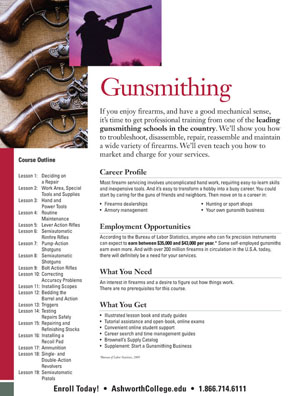 Gunsmithing Programs Iowa