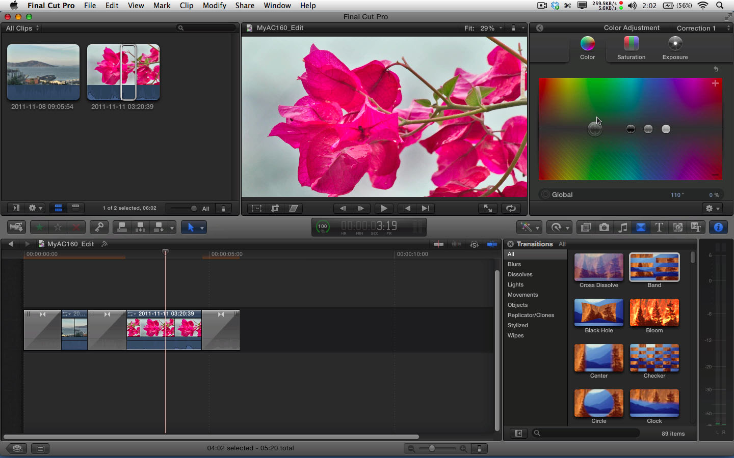 final cut pro x