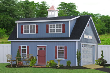 Two-Story Outdoor Storage Sheds