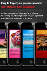 Shotmemo lets you capture your memories in a rich and beautiful way