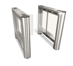 IP-enabled optical turnstiles for lobby security from Smarter Security