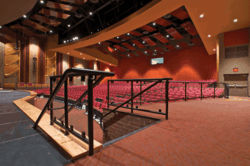 Hollaender Interna-Rail Handrail System with Glass Infill Panels