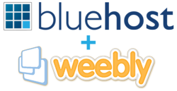 All Bluehost hosting accounts now include the Weebly drag-and-drop website builder standard.